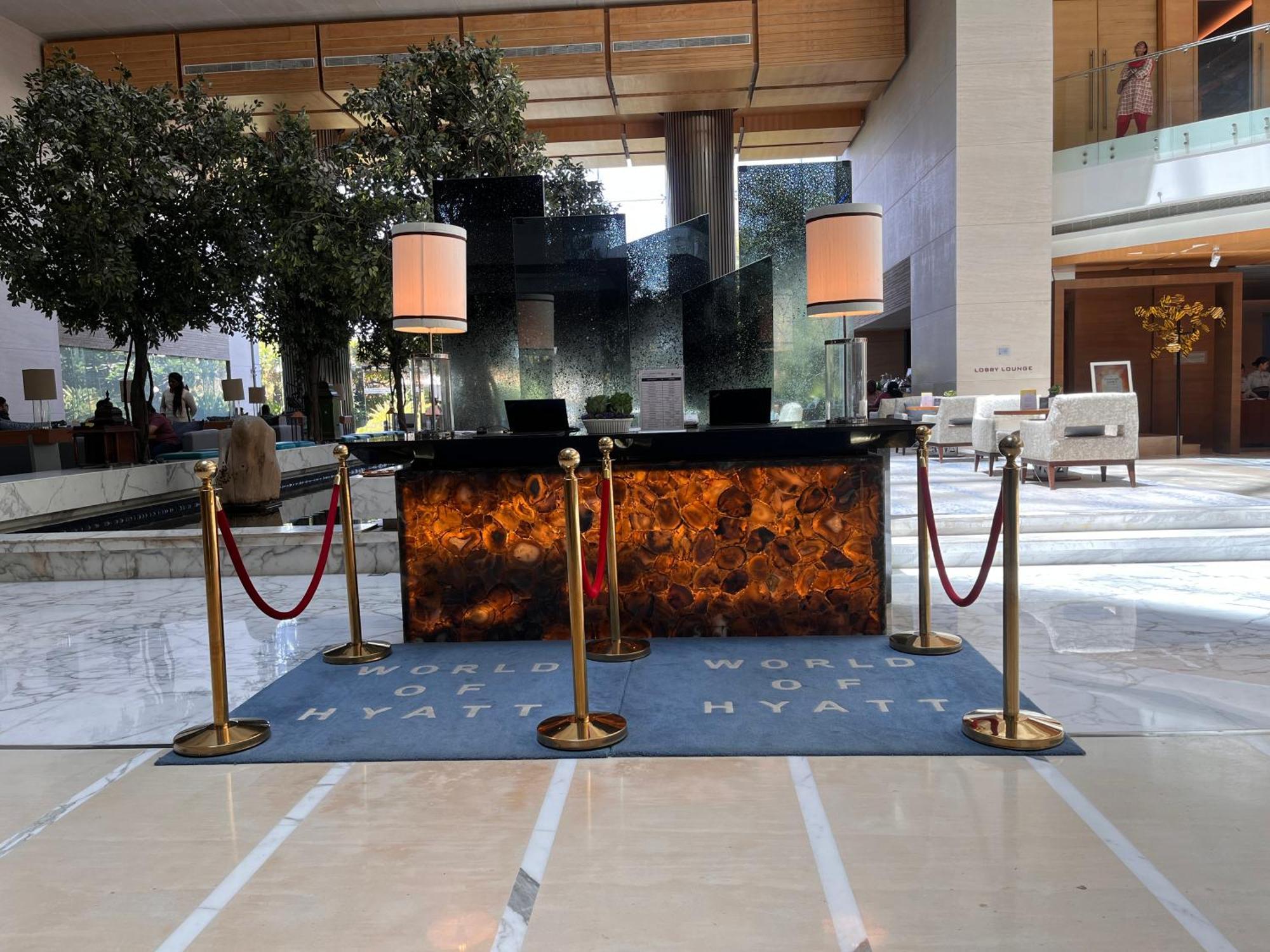 Hyatt Regency Chennai Hotel Exterior photo Concierge desk at the Four Seasons Hotel, Mumbai